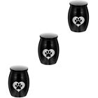  3 Count Pet Urn Ashes Dog Urns for Memorial Stainless Steel
