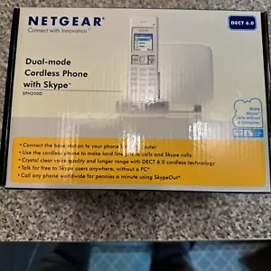 Netgear Dual Mode Schnurloses Telefon mit Skype (SPH200D) Festnetztelefon (141) - Bild 1 von 9