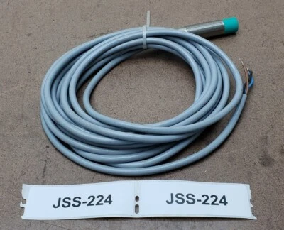 Pepperl & Fuchs NJ8-18GM-E1 Inductive Proximity Sensor 50850078 New Old Stock - Image 1 of 4