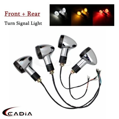 4Pcs Front Rear LED Brake Turn Signal Lights For Suzuki Boulevard M109R VRZ1800 - Image 1 of 4