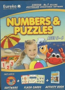 PC - Numbers & Puzzles - Software and Activity book - Educational - Picture 1 of 1