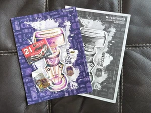 2016 Crown Royal 400 At the Brickyard Event Program Starting Line Pin Magnet Set - Picture 1 of 9
