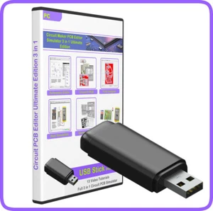 PCB Design software Electronic Circuit CAD Simulator Workshop Ultimate USB Stick - Bild 1 von 21