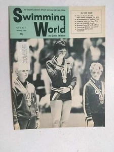 Swimming World & Junior Swimmer Magazine Vol 6 #1 January 1965 LOOK!! - Picture 1 of 5