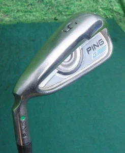 Left-Handed Ping G Series Green Dot 5 Iron Regular Steel Shaft LAMKIN Grip - Picture 1 of 4