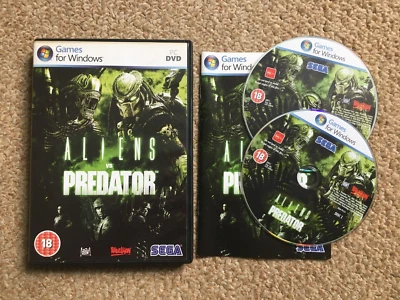 PC DVD Aliens Vs Predator Game COMPLETE, MINT DISCS, FREE P&P - Image 1 of 3
