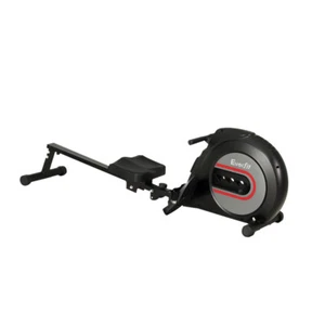 Everfit Rowing Machine Rower Elastic Rope Resistance Fitness Home Cardio Black - Picture 1 of 7