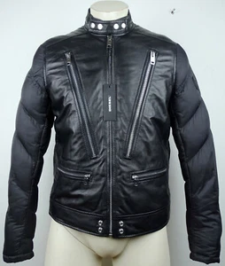 DIESEL L-WINTER JACKET Lederjacke Herren Winterjacke Bikerjacke Gr.L NEU ETIKETT - Imagen 1 de 12