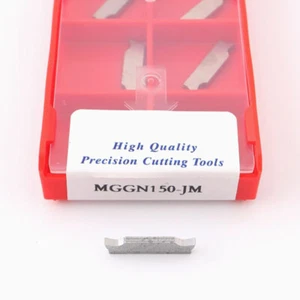 10P MGGN150-JM CNC Carbide Lathe Cut-Off Grooving Inserts MGGN150 For Aluminium - Picture 1 of 3