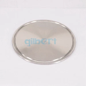 Tapa final de triple trébol sanitaria de 4" Tri Clamp 119 mm Ferrule O.D 304 - Imagen 1 de 4