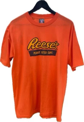 90s Reese’s Peanut Butter Cup T-Shirt Men XL Orange - Image 1 of 4