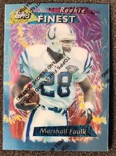 1995 Topps Finest Marshall Faulk Rookie # 125 Unpeeled Coating NM/MT Colts Great
