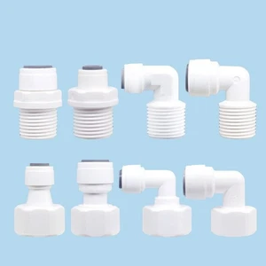 1/2" Steckverbinder Adapter Winkel gerade RO Einheit Wasserfilter Armaturen - Bild 1 von 27