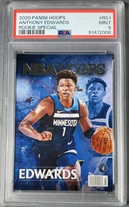 2020-21 NBA Hoops Rookie Special #RS-1 Anthony Edwards PSA 9 - Bild 1 von 2
