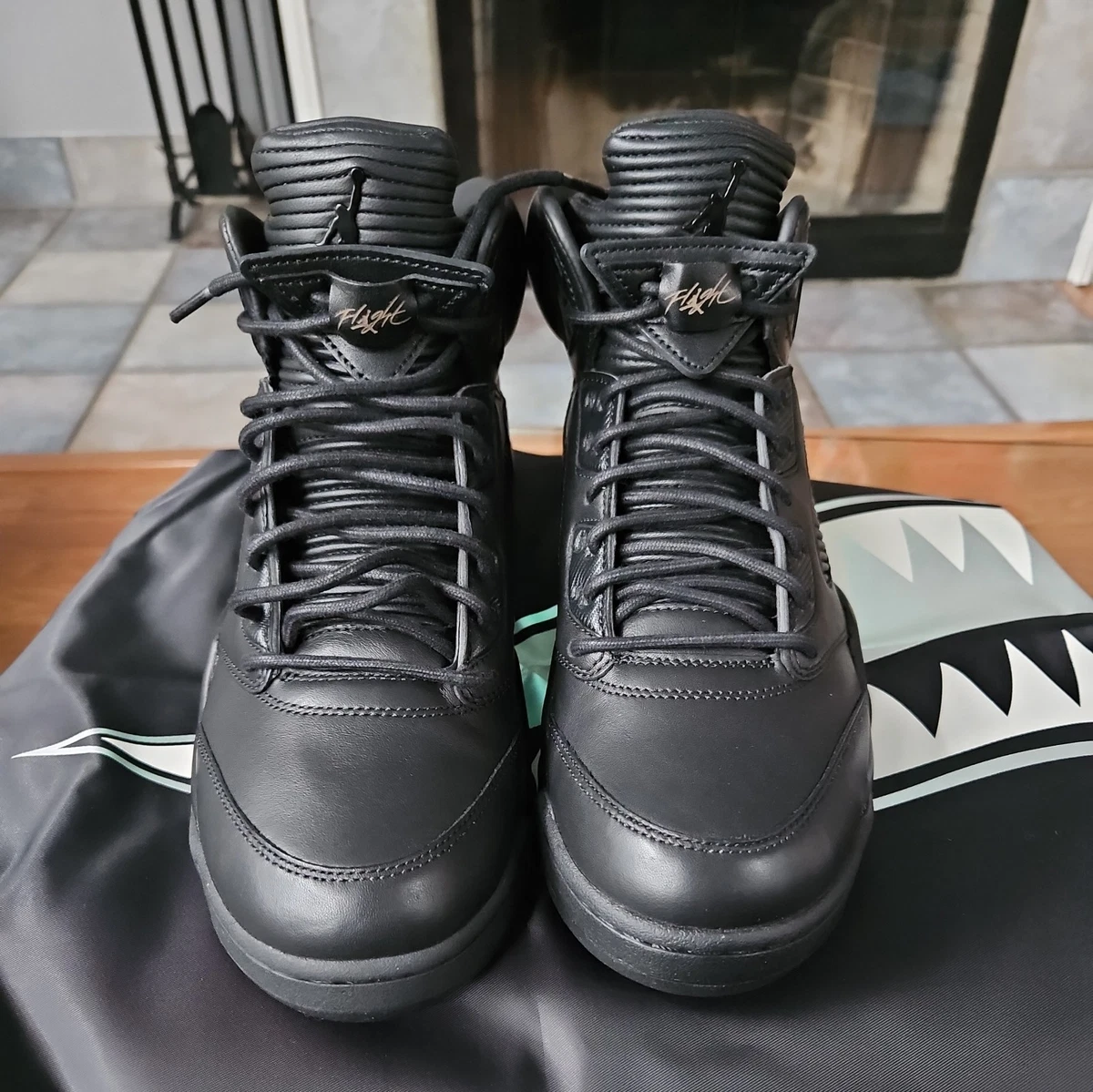 シューズ(男性用) Air Jordan 5 Retro Premium Black 27.5 Jordan ナイキ エアジョーダン 5 NIKE AIR JORDAN RETRO black