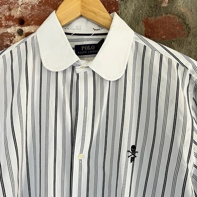 Polo Ralph Lauren Men's Skull Club Collar LS Shirt Size M - Image 1 of 4