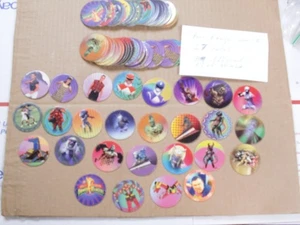 POGS/MILKCAPS POWER RANGERS SERIE II POG KONVOLUT 67 MIT 27 VERSCHIEDENEN VON 40 BEDÜRFNISSEN - Bild 1 von 5