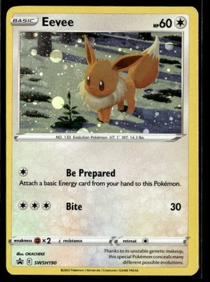 SWSH: Sword & Shield Promo Cards #SWSH190 Eevee - Image 1 of 2