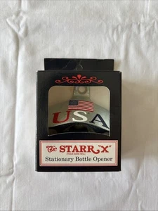 Starr X Cast Iron Vintage Style USA Wall Mount Stationary Bottle Opener NEW CS - Picture 1 of 7
