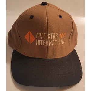 Brown Five Star International Adjustable Hat - Picture 1 of 3