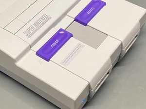 Ultimate SNES RGB Super Nintendo 1 Chip 02 Rev. Console Recapped LED Region - Picture 1 of 20