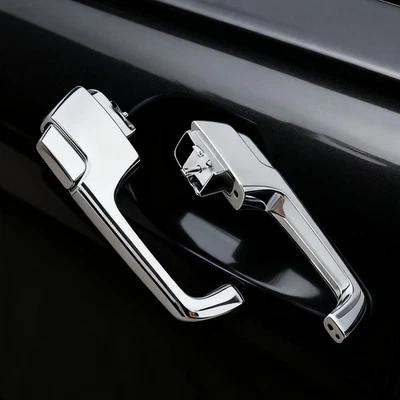 67-72 Chevrolet C/K Pickup Truck Outside Door Handle Chrome PAIR C10 SuburbanJTl Foto 1 de 4
