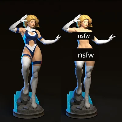 Sexy figura de resina escala 1/24 modelo Sue Storm Girl sin pintar sin montar Foto 1 de 4