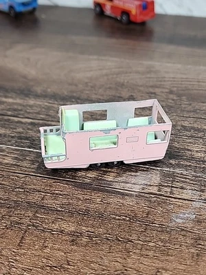 ☆VINTAGE☆ ~Remolque Matchbox Serie Nº 23 Caravana Rosa 1965~ ☆MIRA☆  Foto 1 de 4
