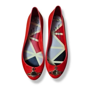 Vivienne Westwood Anglomania Melissa Schuhe Flats Damen Rot Größe EU 37 US 6 - Bild 1 von 6