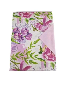 Tovaglia 12 posti con tovaglioli fantasia floreale - Imagen 1 de 2