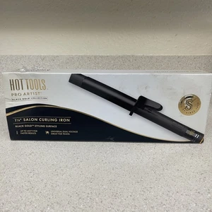 Hot Tools Pro Artist Black Gold Digital Salon Hair Curling Iron (1-1/4 inch) - Picture 1 of 3