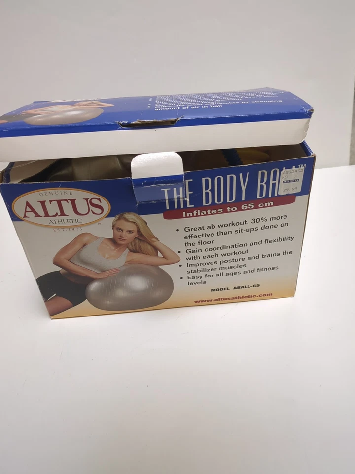 New - Altus Body Ball 65cm With Pump,  Core Strengthening in Box - Image 1 of 4