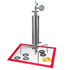 90g 1.5" Closed Column Vacuum jacketed Chamber Closed Loop Extractor - Picture 1 of 8