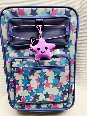 CRCKT Kids Rolling Suitcase -18" Carry On Luggage W/ Multiple Pockets