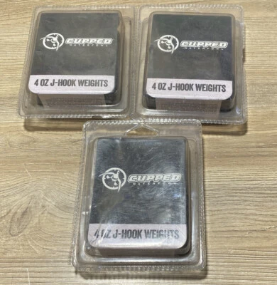 3 - 6 Packs (18 Total) 4oz Decoy Hook Weights Cupped Waterfowl - Image 1 of 2