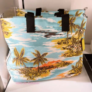 NWT Coach MEN'S Canvas Tote 38 With Camo/Aloha Floral Print/Disney/beach - Picture 1 of 85