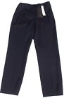 Antonio Melani Luxury Collection Loro Piana Navy Blue Wool Dress Pants Size 0