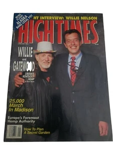 Willie Nelson signed High Times Magazine cover - Picture 1 of 2