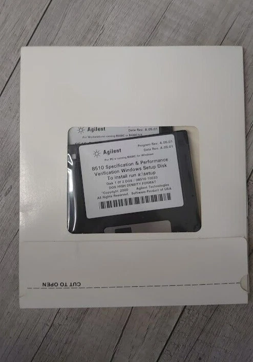 Agilent 8510 specification &  performance verification - Bild 1 von 1