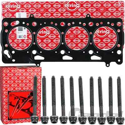 ELRING ZYLINDERKOPFDICHTUNG + SCHRAUBEN für 1.0 SEAT AROSA IBIZA VW LUPO POLO 6N - Bild 1 von 3