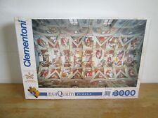 Rare Clementoni 3000 Piece Jigsaw Puzzle Sistine Chapel Ceiling by Michelangelo