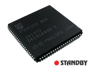 1pc P90C100ABA PLCC84 PHILIPS 16-Bit CMOS Microcontroller - Bild 1 von 1