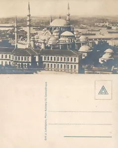 MOSCHEE SULEIMAN KONSTANTINOPEL TÜRKEI ANTIK ECHTES FOTO POSTKARTE RPPC - Bild 1 von 1
