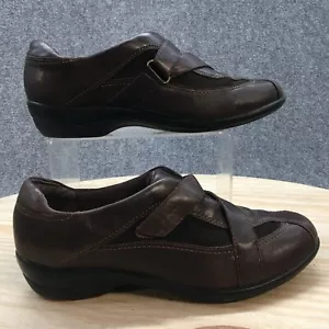 Clarks Everyday Schuhe Damen 7,5 M Showstopper Slipper 84973 braunes Leder flach - Bild 1 von 11