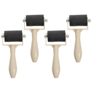 4Pcs Convenient Crafts Practical Tools Printmaking Roller Stamping Crafting - Picture 1 of 12