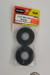 Dubro 1- 1/2" Mini Lite Wheels 150MW 2 tires per pack - Bild 1 von 2