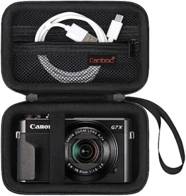 Camera Case for Canon Powershot G7 X Mark II/ G7X Mark III Digital 4K Vlogging