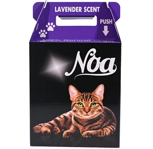 10LB Activated Bentonite Clay Clumping Cat Litter,Lavender Scent,Natural Product - Picture 1 of 3