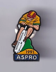 SELTENE PIN PINS PIN'S .. VINTAGE 91 TOUR DE FRANCE VELO CYCLING MEDICAL ASPRO ~US - Bild 1 von 1