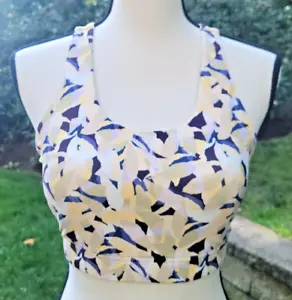 Johnny Was Calme Sz S Endurance Racerback Sports Bra With Removable Pads ~ $72 - Picture 1 of 3